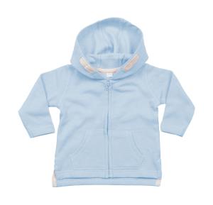 Mikina s kapucňou pre bábätká, 309 Dusty Blue Organic