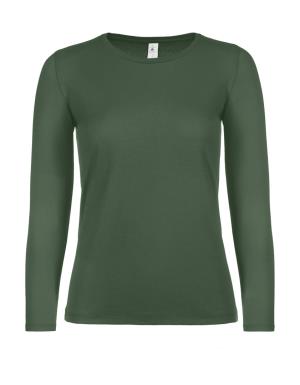 Dámske tričko s dlhými rukávmi #E150 , 540 Bottle Green