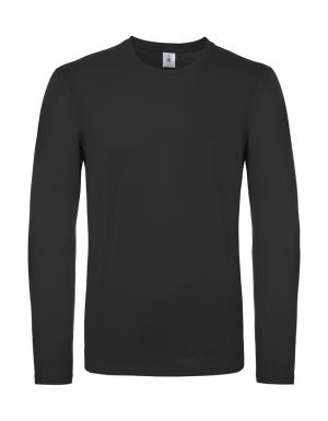 Tričko s dlhými rukávmi #E150, 101 Black