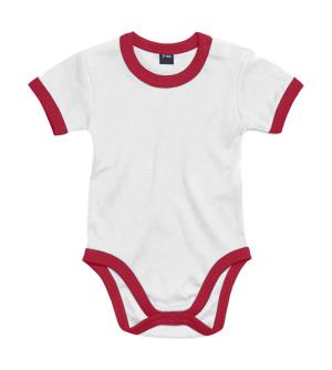 Body pre bábätko Ringer, 054 White/Red