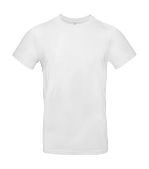 Pánske tričko B&C #E190, 000 White
