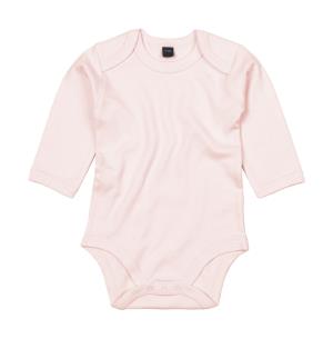 Body pre bábätká s dlhými rukávmi Erlik, 417 Powder Pink