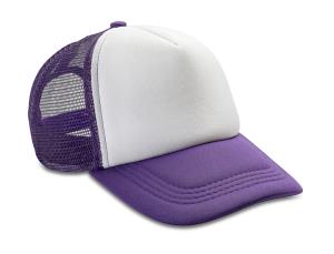 5-panelová šiltovka so sieťkou Detroit, 374 Purple/White