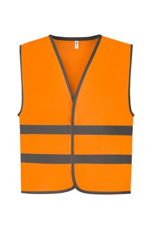 Detská reflexná vesta Fluo Reflective Border, 410 Orange