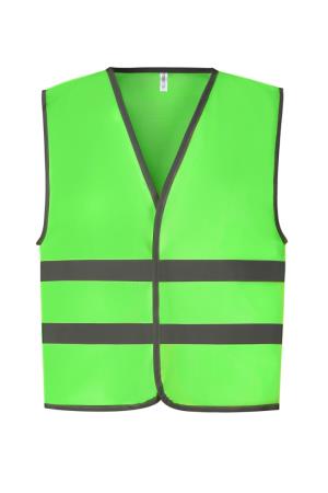 Detská reflexná vesta Fluo Reflective Border, 521 Lime
