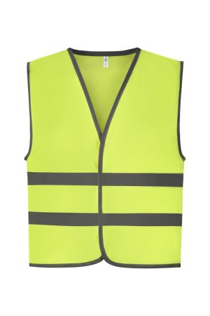 Detská reflexná vesta Fluo Reflective Border, 605 Fluo Yellow