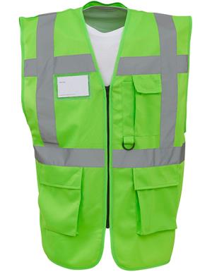 Reflexná vesta  Fluo EXEC, 521 Lime