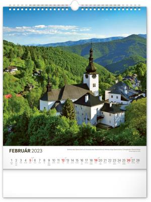 Nástenný kalendár Pamätihodnosti Slovenska 2023, 30 × 34 cm (3)