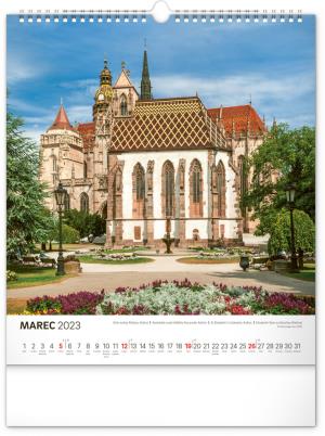 Nástenný kalendár Pamätihodnosti Slovenska 2023, 30 × 34 cm (4)
