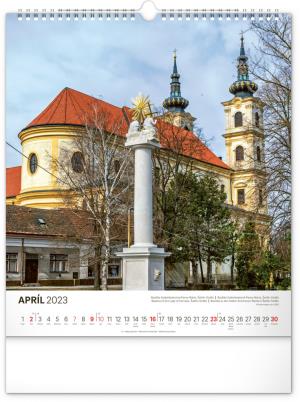 Nástenný kalendár Pamätihodnosti Slovenska 2023, 30 × 34 cm (5)