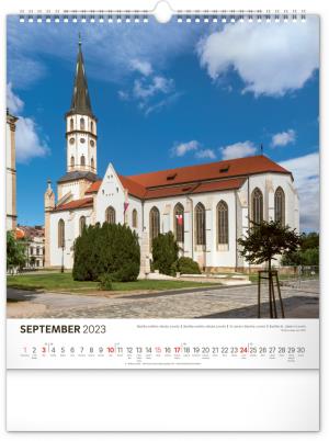 Nástenný kalendár Pamätihodnosti Slovenska 2023, 30 × 34 cm (10)