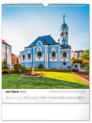 Nástenný kalendár Pamätihodnosti Slovenska 2023, 30 × 34 cm (11)