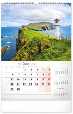Nástenný kalendár Krajina 2023, 33 × 46 cm (3)