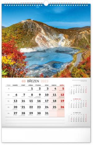 Nástenný kalendár Krajina 2023, 33 × 46 cm (4)