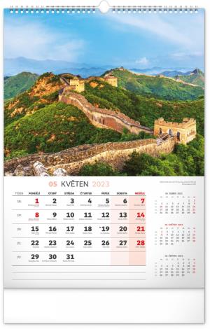 Nástenný kalendár Krajina 2023, 33 × 46 cm (6)