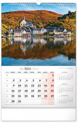 Nástenný kalendár Krajina 2023, 33 × 46 cm (11)
