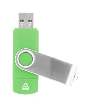 USB flash disk TwistDrive Plus, zelená