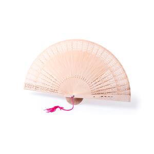 Ručný ventilátor Madera, prírodná