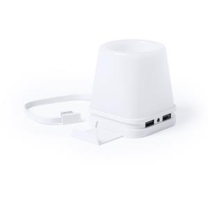 USB Hub Pencil Holder Belind, Biela