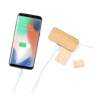 USB hub Norman, Bambus Prírodný