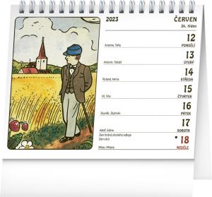 Stolový kalendár Josef Lada 2023, 16,5 × 13 cm (2)
