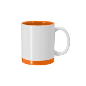 Keramický hrnček sublimačný Rayar, oranžová