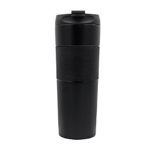 Termohrnček s french press 450 ml ASPET, čierna