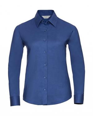 Blúzka s dlhými rukávmi  Oxford, 206 Aztec Blue