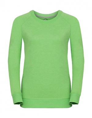 Dámska mikina bez kapucne HD, 515| Green Marl