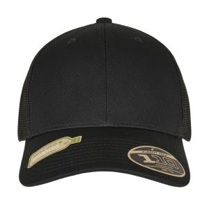 6-panelová šiltovka Recycled  Alpha Shape Trucker, 101 Black