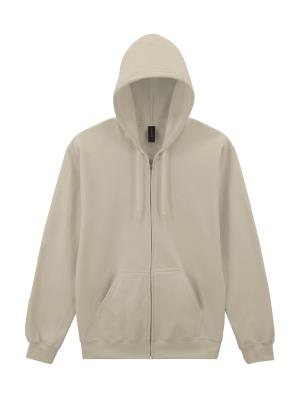 Mikina s kapucňou a zipsom Softstyle Midweight, 741 Sand