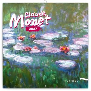 Plánovací nástenný kalendár s reprodukciami umeleckých diel Claude Monet 2027