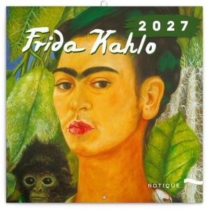 Plánovací nástenný kalendár s reprodukciami umeleckých diel Frida Kahlo 2027