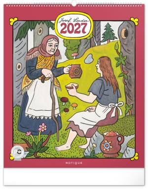 Nástenný kalendár s reprodukciami umeleckých diel Josef Lada 2027