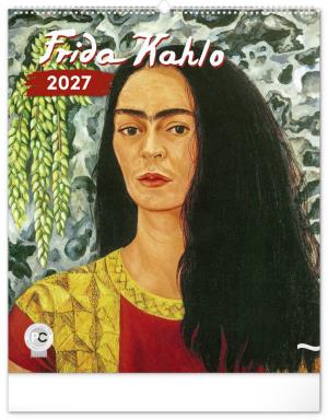 Nástenný kalendár s reprodukciami umeleckých diel Frida Kahlo 2027
