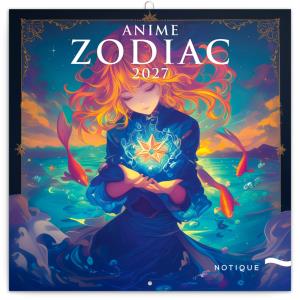 Nástenný plánovací kalendár s motívom Anime zverokruh Anime Zodiac 2027
