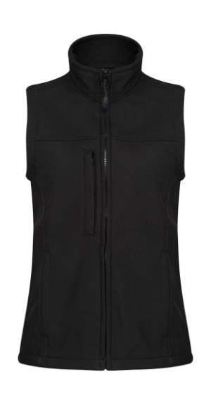 Dámska softshellová vesta Flux, 152 Black/Black