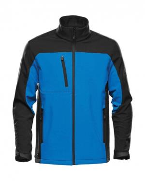 Pánska Softshellová Bunda Cascades, 356 Azure/Black