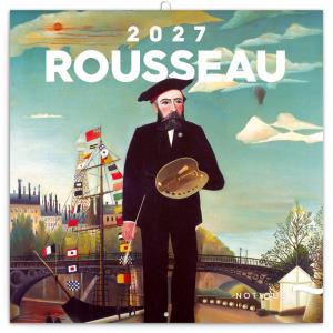 Plánovací nástenný kalendár s reprodukciami umeleckých diel Henri Rousseau 2027