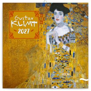 Plánovací nástenný kalendár s reprodukciami umeleckých diel Gustav Klimt 2027