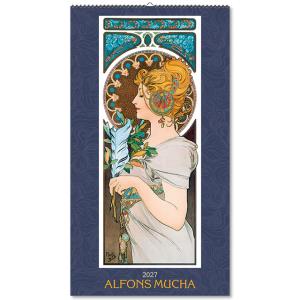 Nástenný kalendár s reprodukciami umeleckých diel Alfons Mucha 2027