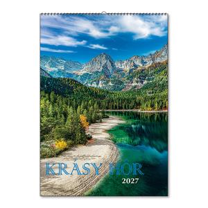 Nástenný kalendár so zábermi hôr Krásy hôr 2027
