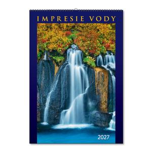 Nástenný kalendár so zábermi prírody Impresie vody 2027