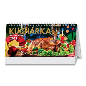 Stolový kalendár s receptami  Kuchárka 2027