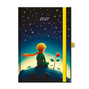 Týždenný diár umelecký s motívom rozprávky ART MALÝ PRINC s gumičkou 2027