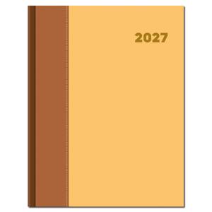 Týždenný manažérsky diár DOLCETTO hnedo zlatý 2027