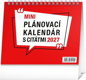 Stolový kalendár Plánovací s citátmi 2027