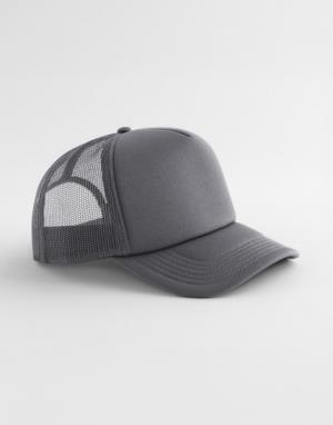 5-panelová šiltovka trucker  s penovou prednou časťou, 131 Graphite Grey