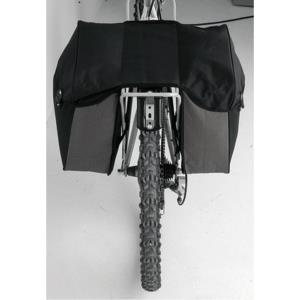 Dvojkomorová cyklistická taška Eny, čierna (2)