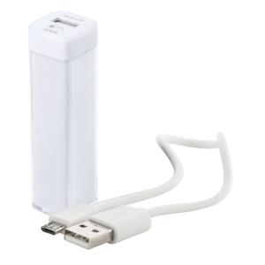 Usb power banka 2000 Sirouk, Biela